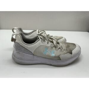 Under Armour UA Womens Sneakers Size 7.5 Essential White 3022955-103